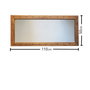 Hanah Home Espejo de Nogal Z11050CV